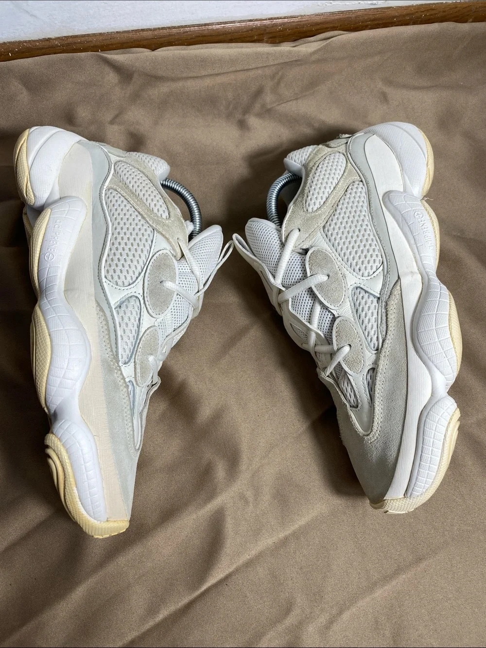 Adidas Yeezy 500 'Bone White' FV3573 Kanye Shoes Sneakers Mens Size 10 Used